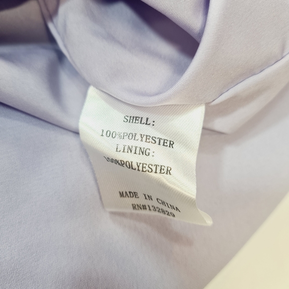 Superdown Kaycie Drape Neck Romper in Lilac - Picture 7 of 12